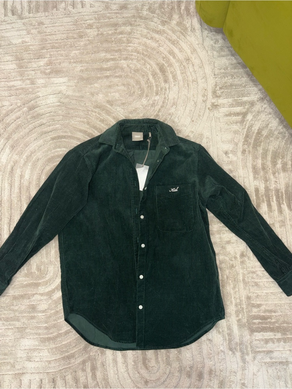 Kith Dark Green Corduroy Overshirt